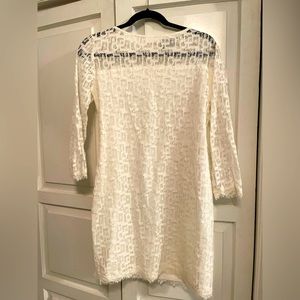 Myne white lace womens dress size 6